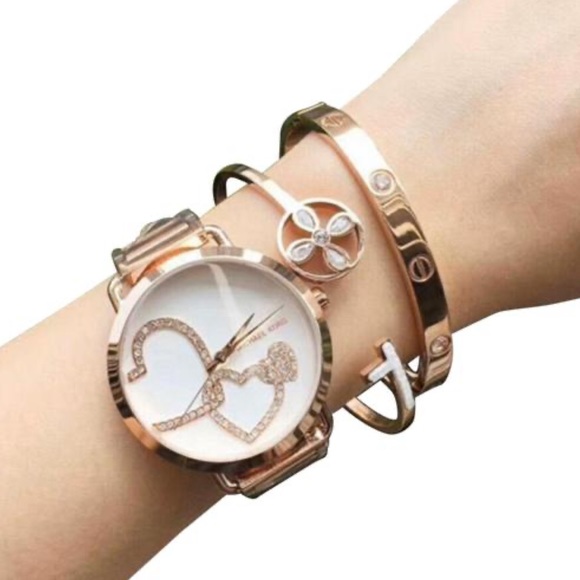 Michael Kors Rose Gold Portia Watch - Picture 2 of 9